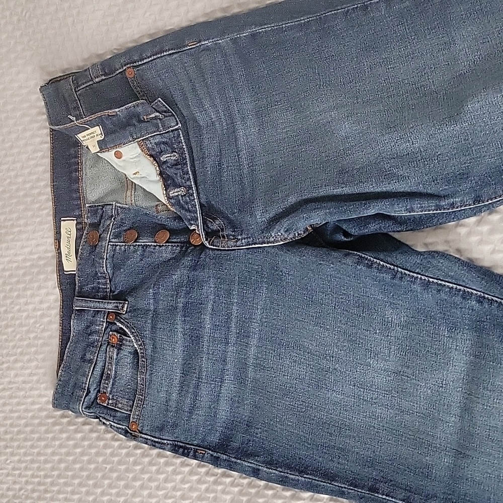 Madewell The Perfect Vintage Crop Jean Size 26